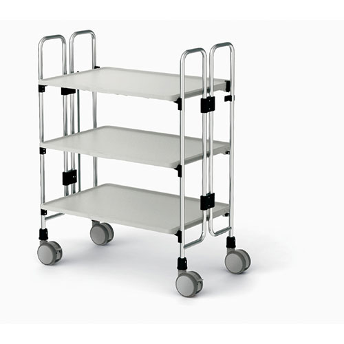 河淳 下膳カート MCR039YG 収容トレー数：36枚 段数（棚ピッチ）：9段（142） 下膳カートTF-7段　MCR094YG